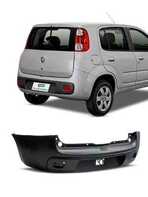 Uno Vivace 2010/2014 – Parachoque Traseiro – 33086