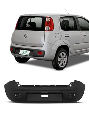 Uno Vivace 2010/2014 – Parachoque Traseiro – 33094