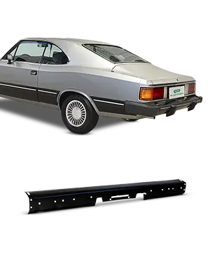 Opala 1985/1987 – Parachoque Traseiro de Aço – 1972