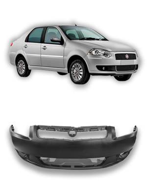 Siena Fase IV 2017/2023 – Parachoque Dianteiro – 33103