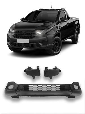 Strada 2020/2025 – Parachoque Dianteiro com milha – 33146